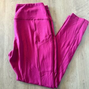 32 Degrees Women's Vibrant Pink Leggings